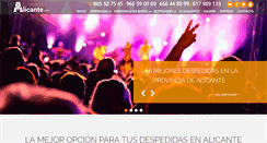Desktop Screenshot of despedidasalicante.com